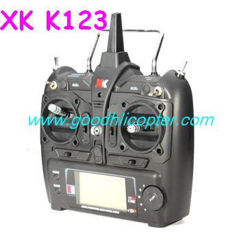 wltoys-v931-AS350-XK-K123 helicopter parts Remote controller Transmitter (XK K123) - Click Image to Close